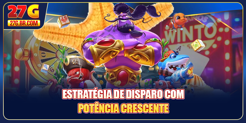 Estratégia de disparo com potência crescente